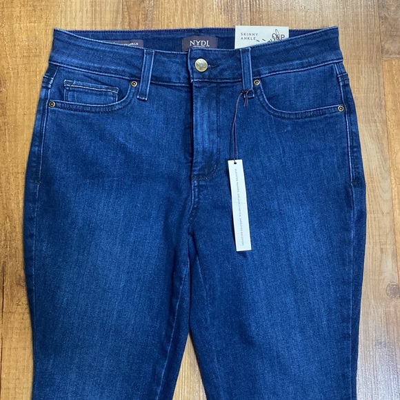 NYDJ Los Angeles AMI medium wash skinny ankle jeans size 6P NWT - Picture 4 of 12